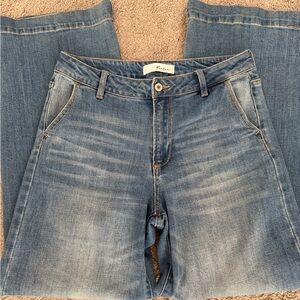 Kancan Wide Leg Flare Jean